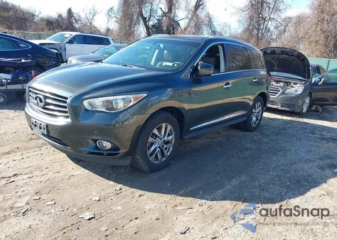 2013 Infiniti Jx35 z USA, uszkodzony, nr VIN 5N1AL0MM1DC324468